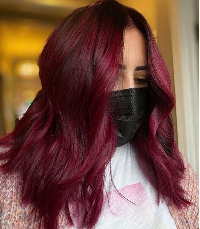 Tips for Burgundy Hair Color For Short and Long Hair